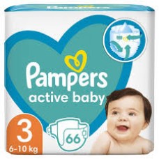 Подгузники детские PAMPERS Active Baby 3 (6-10кг) 66шт