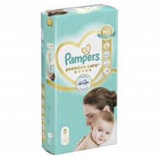 Подгузники Pampers Premium Care 3 Midi (6-10 кг) 52 шт.