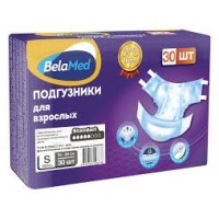 Подгузники для взрослых BelaMed Standart 1 S 55-80см (30шт)