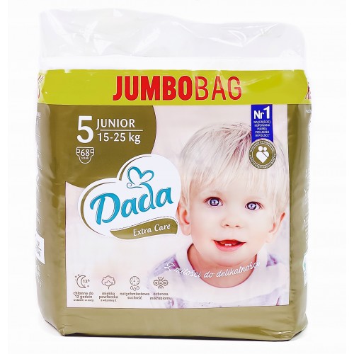 Подгузники Dada Extra Care Junior 5 (12-25 кг) 68 шт.