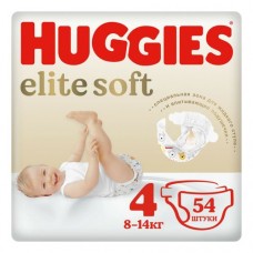 Подгузники Huggies Elite Soft 4 (8-14 кг) 54шт