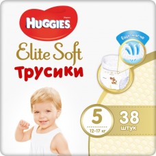 Подгузники-трусики Huggies Elite Soft XL 5 (12-17кг) 38шт