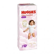 Трусики Huggies Ultra Comfort 5, для девочек (13-17кг) 42шт