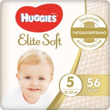 Подгузники Huggies Elite Soft Mega 5 (12-22 кг) 56 шт