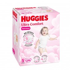 Трусики Huggies Ultra Comfort Box 5, для девочек (13-17кг) 84шт