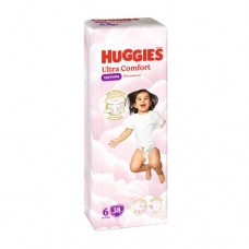 Трусики Huggies Ultra Comfort 6, для девочек (15-25кг) 38шт