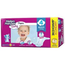 Подгузники детские Helen Harper Baby 4 Maxi (7-14кг) 62шт