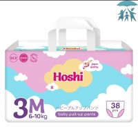 Под­гуз­ни­ки-тру­си­ки дет­ские Hoshi Baby M 3 (6-10кг), 38шт.