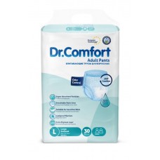 Подгузники-трусики для взрослых Dr. Comfort L 3 (талия 100-150 см) 30 шт.