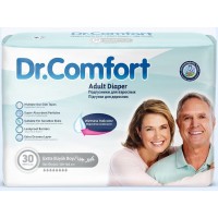 Подгузники для взрослых Dr.Comfort XL-4 (талия 120-160 см) 30шт