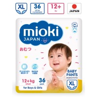 Подгузники-трусики MIOKI Japan ХL (12+ кг) 36 шт.