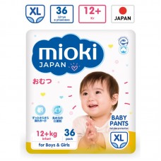 Подгузники-трусики MIOKI Japan ХL (12+ кг) 36 шт.