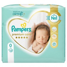Подгузники Pampers Premium Care 0 Newborn (до 3 кг) 22шт
