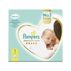 Подгузники Pampers Premium Care 1 Newborn (2-5 кг) 102 шт.