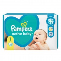 Подгузники детские PAMPERS Active Baby 1 (2-5кг) 43шт
