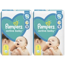 Подгузники детские PAMPERS Active Baby 1 (2-5кг) 86шт