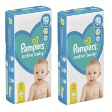 Подгузники детские PAMPERS Active Baby 2 (4-8кг) 132шт