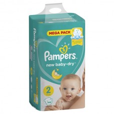 Подгузники Pampers New Baby-Dry 2 Mini (4-8 кг) 144 шт.