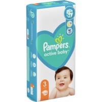 Подгузники детские PAMPERS Active Baby 3 (6-10кг) 54шт