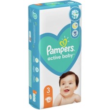 Подгузники детские PAMPERS Active Baby 3 (6-10кг) 54шт