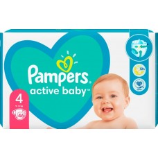 PAMPERS Подгузники Active Baby-Dry 4 Maxi (9-14 кг) 46шт.