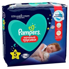 Трусики-подгузники Pampers Active Baby ночные 5 (12-17кг) 28шт