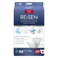 Подгузники впитывающие для взрослых REISEN Medium 2 (73-113см.) 30шт.