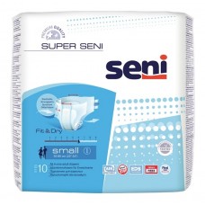 Подгузники Super Seni small 1  (талия 55-80 см, 6 капель) 10шт