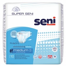 Подгузники Super Seni Medium 2 (талия 75-110см 6 капель) 10шт