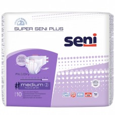 Подгузники Super Seni Plus Medium 2 (талия 75-110см 7 капель) 10шт