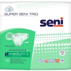 Подгузники Super Seni Trio Medium 2 (талия 75-110см 8 капель) 10шт