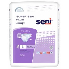 Подгузники Super Seni Plus Large 3 (талия 100-150см 7 капель) 30шт