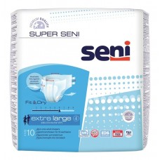 Подгузники Super Seni Extra Large 4 (талия 130-170см 6 капель) 10шт