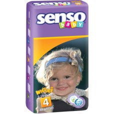 Подгузники для детей Senso Baby Maxi 4 (7-18кг) 40шт.