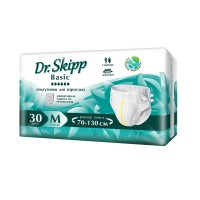 Подгузники для взрослых Dr. Skipp Basic M 2 (70-130 см) 30шт.