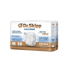 Подгузники впитывающие для взрослых Dr.Skipp 2 Medium (талия 80-120 см) 30шт.