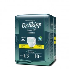 Подгузники для взрослых Dr. Skipp Econom Line  Large 3 (78-130 см), 10 шт.