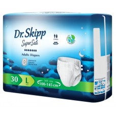 Подгузники Dr. Skipp Super Safe 3 Large (талия 100-145см 7 капель) 30шт.