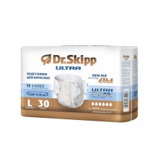 Подгузники впитывающие для взрослых Dr.Skipp 3 Large (талия 100-140 см) 30шт.