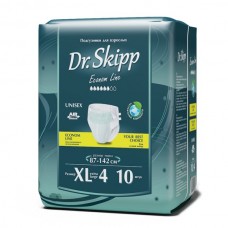 Подгузники для взрослых Dr. Skipp Econom Line Extra Large 4 (87-142 см), 10 шт.