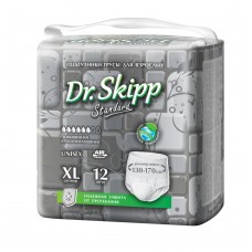 Трусы впитывающие Dr.Skipp XL-4 (талия130-170см 6 капель) 12шт