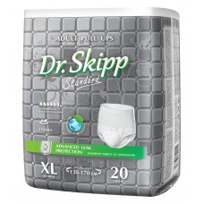 Трусики впитывающие Dr.Skipp XL-4 (талия130-170см 6 капель) 20шт
