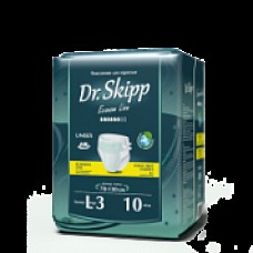 Подгузники Dr. Skipp 3 Large (талия 84-150см 6 капель) 10шт