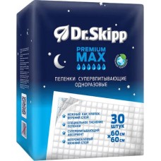 Пелёнки впитывающие Dr. Skipp Premium Max (60х60см) 30шт