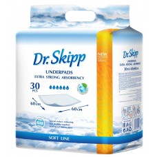 Пелёнки впитывающие Dr. Skipp Dry Line (60х60см) 30шт