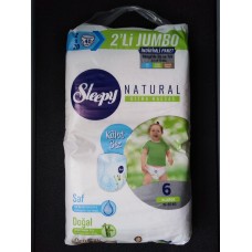 Подгузники-трусики Sleepy Natural 6 Extra Large (15-25 кг) 40 шт
