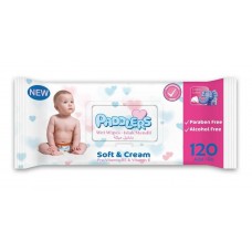 Влажные салфетки для детей Paddlers Soft and Cream 120шт.
